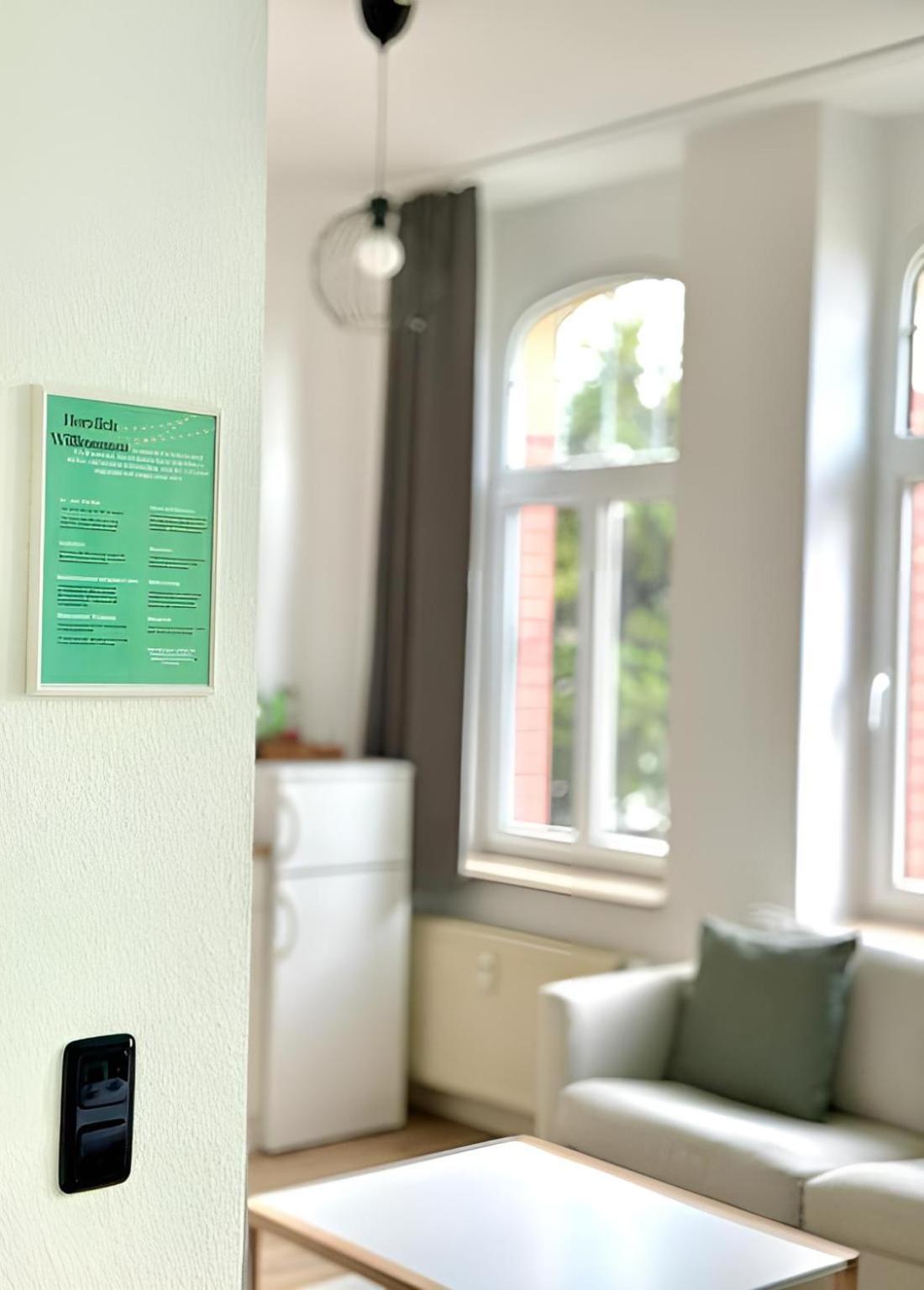 Raha Apartments - Modernes Studio-Apartment - Hbf - Gratis Parkplatz Erfurt Exteriér fotografie